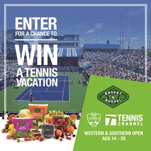 Shoppers can enter for a chance to win a vacation to the 2024 Western & Southern Open in Cincinnati by visiting secondservesweeps.com through August 20, 2023.