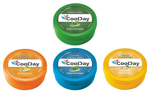 American consumers will be able to buy the following Cool Day products on vitabeauti.com: 1) Cool Day Refreshing Lozenges with Menthol and Eucalyptol. 2) Cool Day Sugar-Free Refreshing Lozenges with Menthol and Eucalyptol. 3) Cool Day Immune System Support with Metholated Orange for people who want to consume vitamin C and support the immune system. 4) Cool Day Sugar-Free Cool Sensation with Propolis and Ginger.