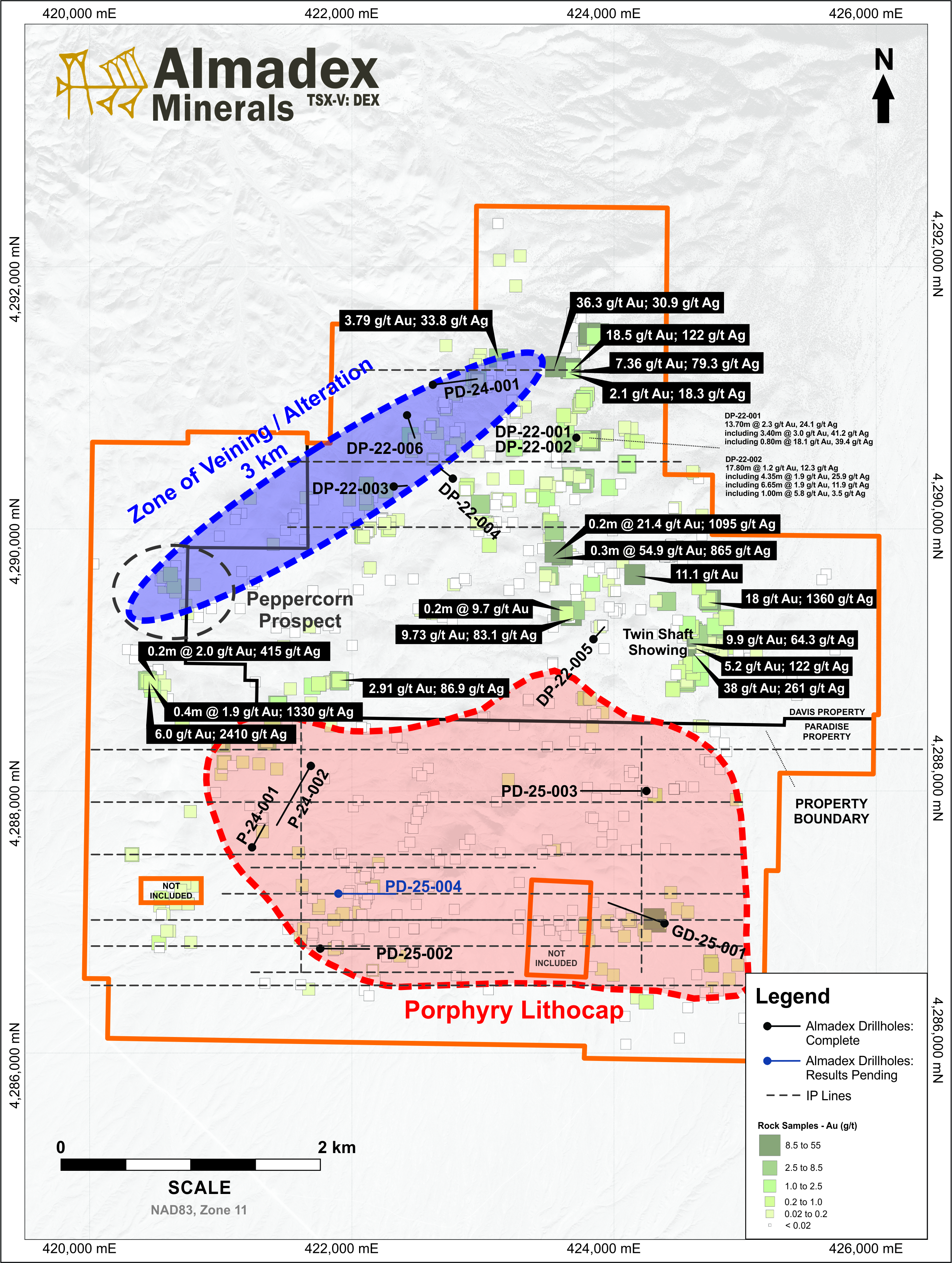 Almadex Announces Plans to Drill New Hope Porphyry Project, Arizona  and Provides Paradise Drill Program Update