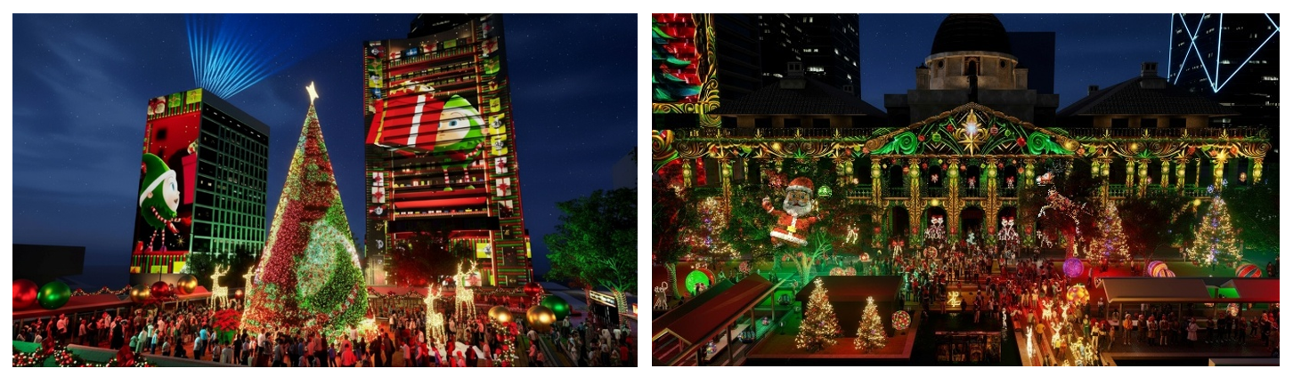 Heart of Hong Kong is Transformed into Winter Wonderland with Eight Iconic Buildings used as Canvas for New Immersive Lights Show