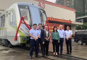 First of 49 Bombadier MITRAC propulsion-equipped metro trains for Shanghai Metro’s Line 14 rolled off the assembly line