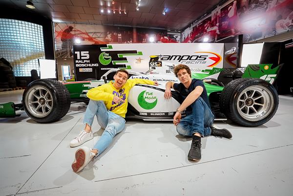 Carl "The Moon" Runefelt sponsorship deal with Formula 2 & driver, Ralph Boschung