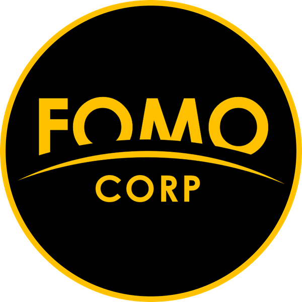 FOMO CORP. logo in black circle with orange outline on circle (1).png