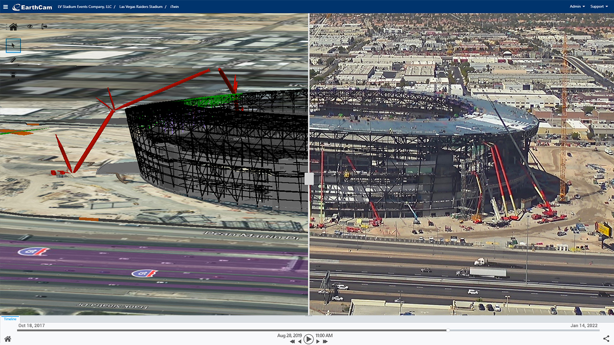 EarthCam 4D for Bentley SYNCHRO