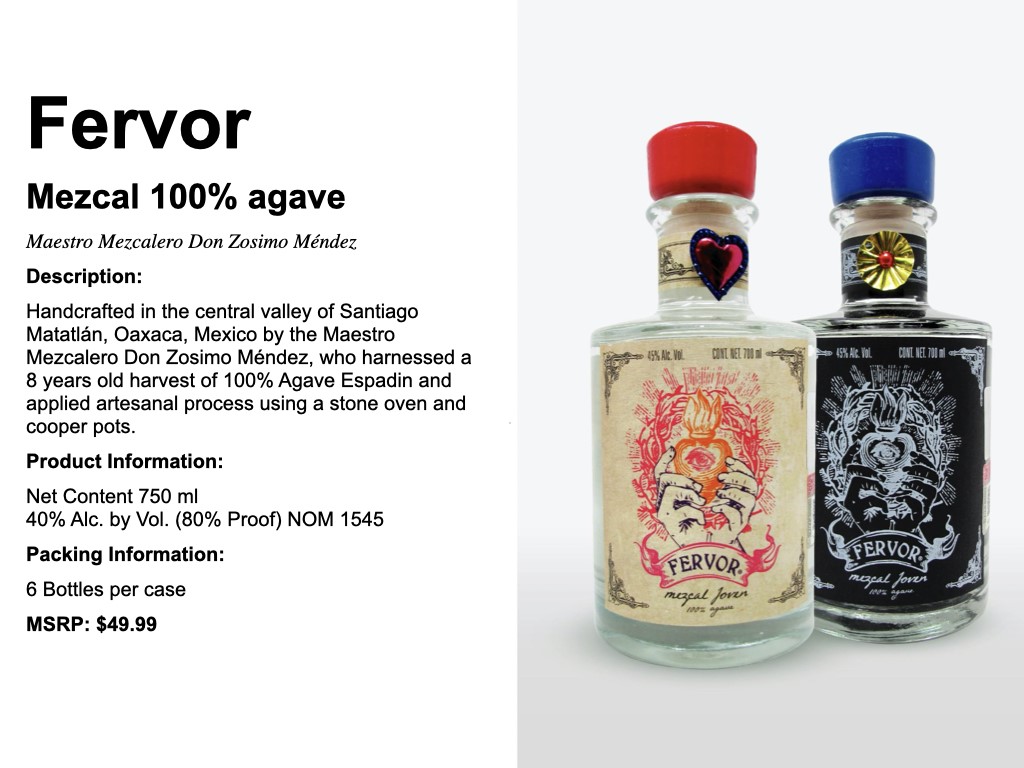 $ROAG  - Fervor® Mezcal 100% agave