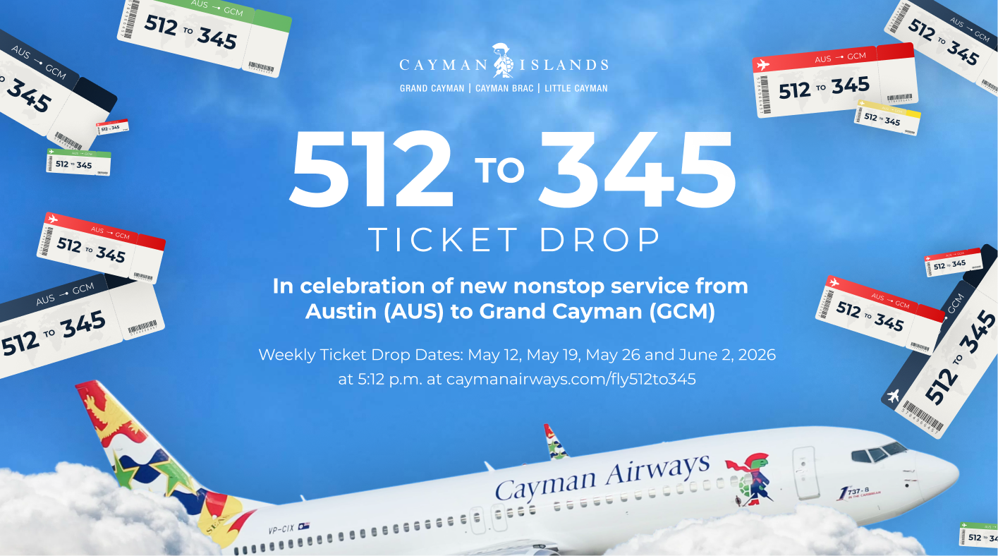 Cayman Airways 512 to 345 Ticket Drop 
