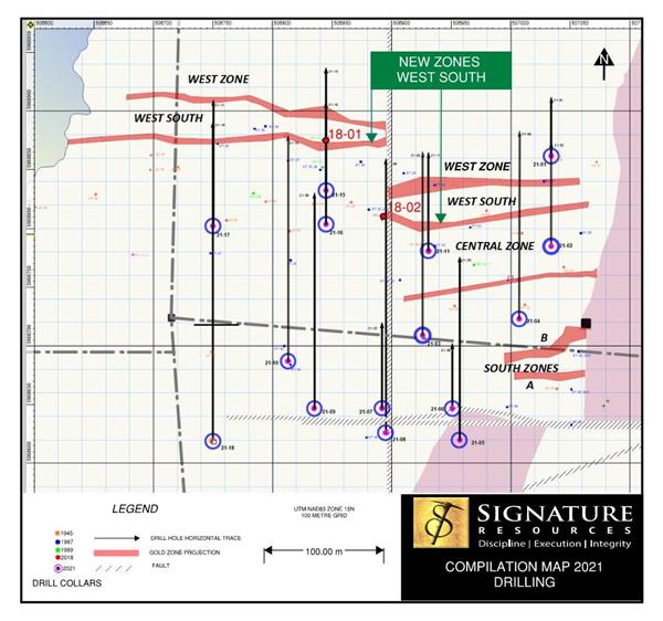 Exhibit 3 – Compilation map and 2021 drill plan