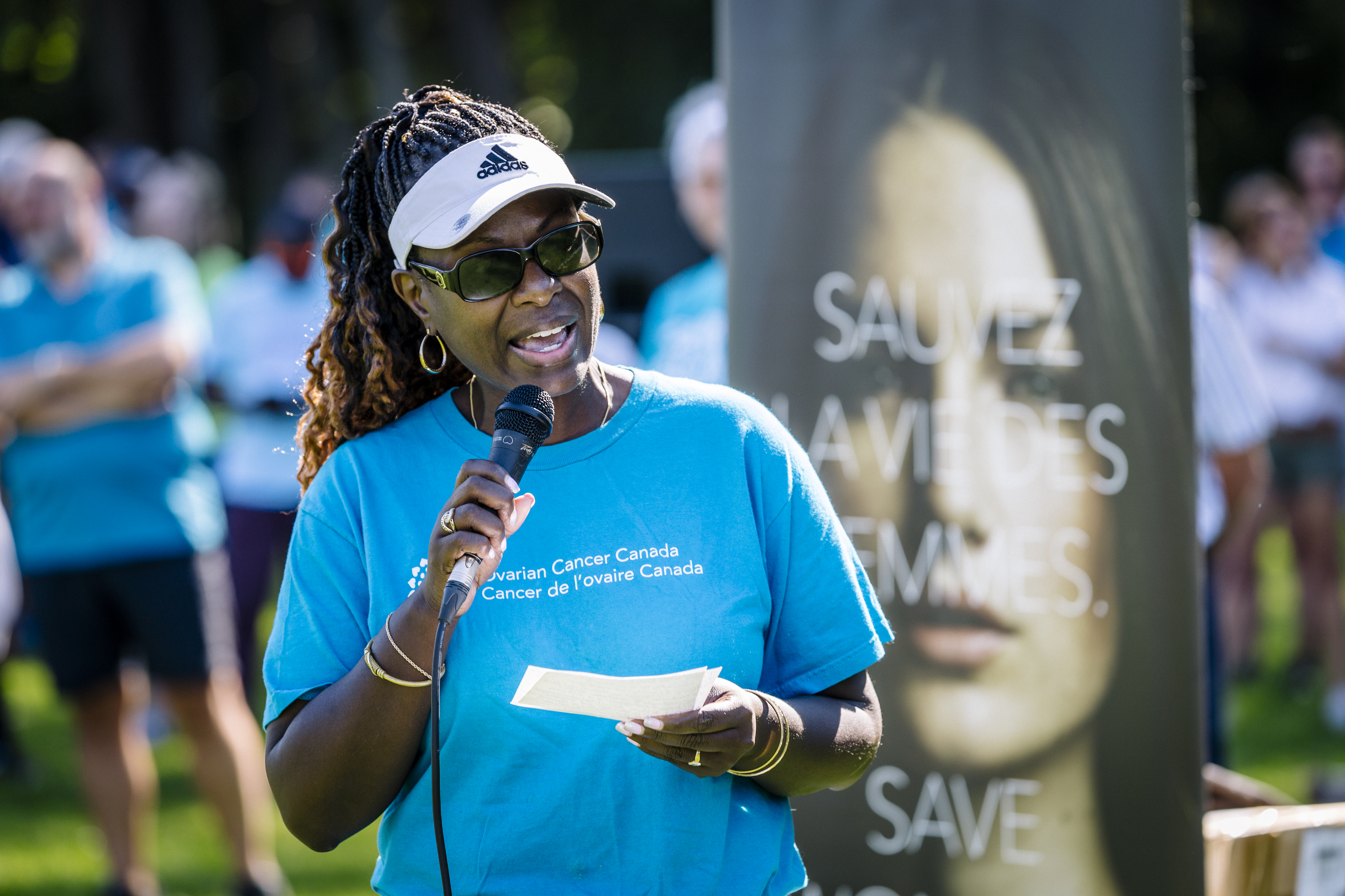 Participants à la Randonnée de l’espoir de Cancer de l’ovaire Canada