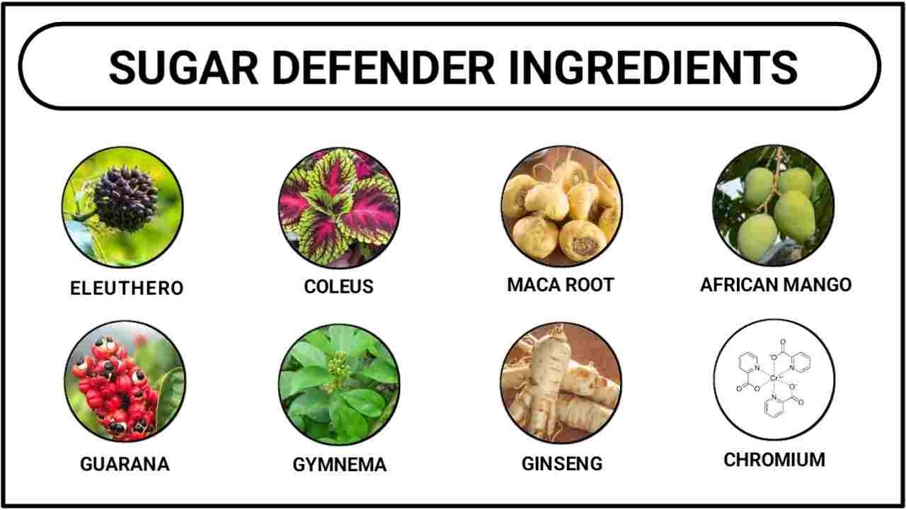 Ingredients in Sugar Defender