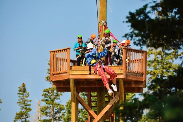 Angel Fire Resort's ziplining tour is the second highest in elevation in the country. This year there are two additional "kid friendly" ziplines in addition to the full 6-line tour. 