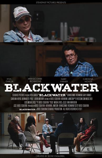 Poster for Boise Esquerra's "Blackwater"