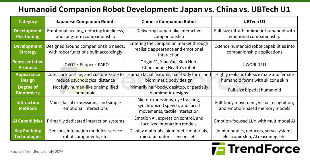 Humanoid Companion Robot Development