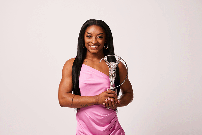 COMEBACK QUEEN SIMONE BILES HONORED AT 2024 LAUREUS WORLD SPORTS AWARDS