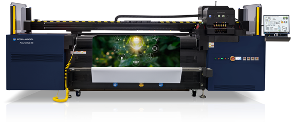 Konica Minolta’s AccurioPress 200 hybrid UV LED wide format inkjet printer is one of many products included under the contract for Copiers and Printers by "Region 4 ESC, powered by OMNIA Partners - Public Sector."