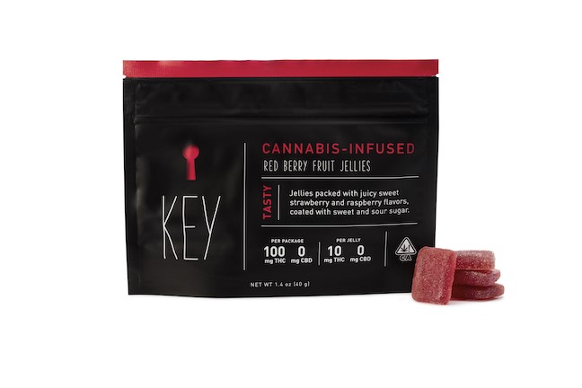 KEY - Cannabis infused Red Berry Fruit Jellies 