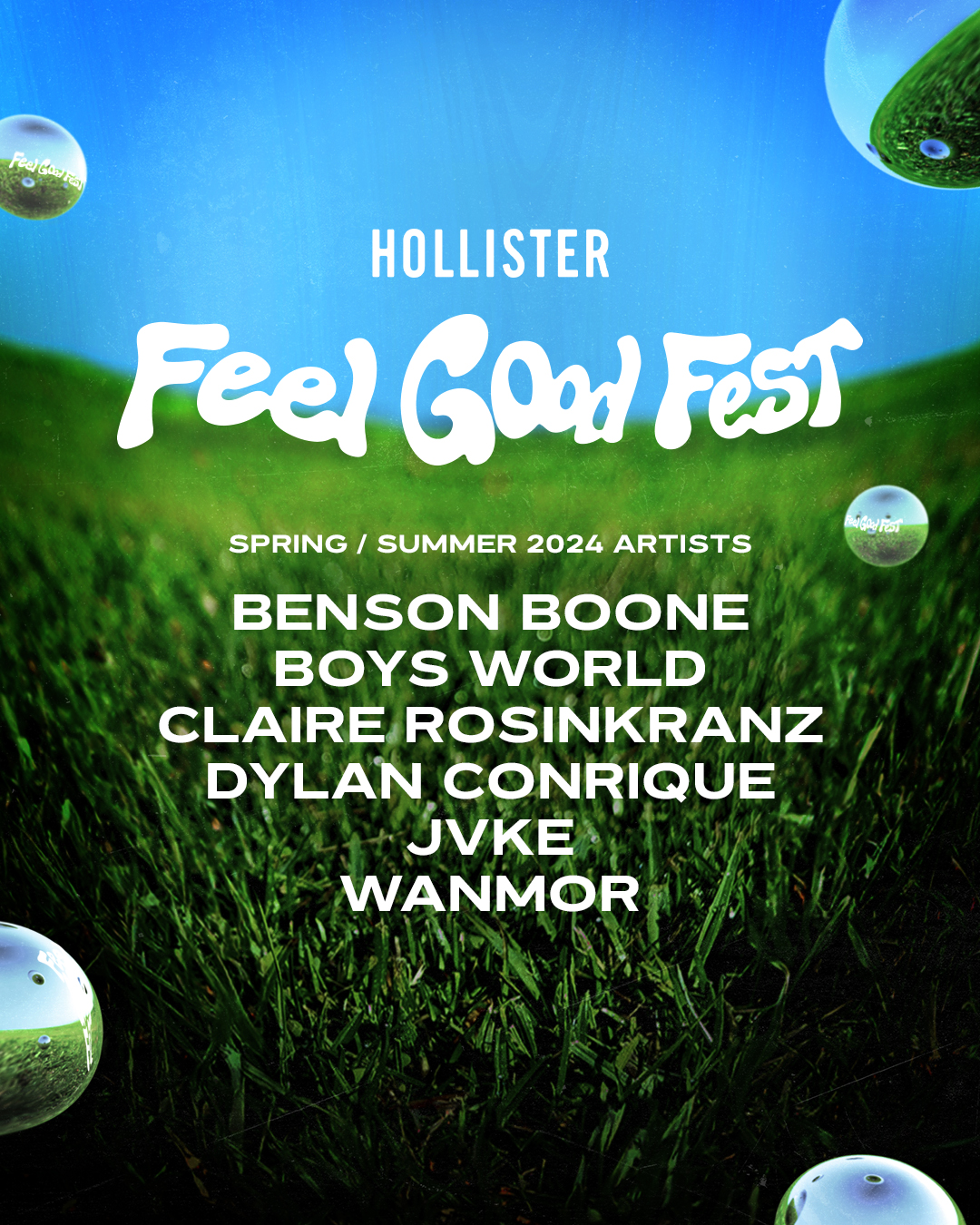 Hollister Takes the Stage With Benson Boone, JVKE, Dylan