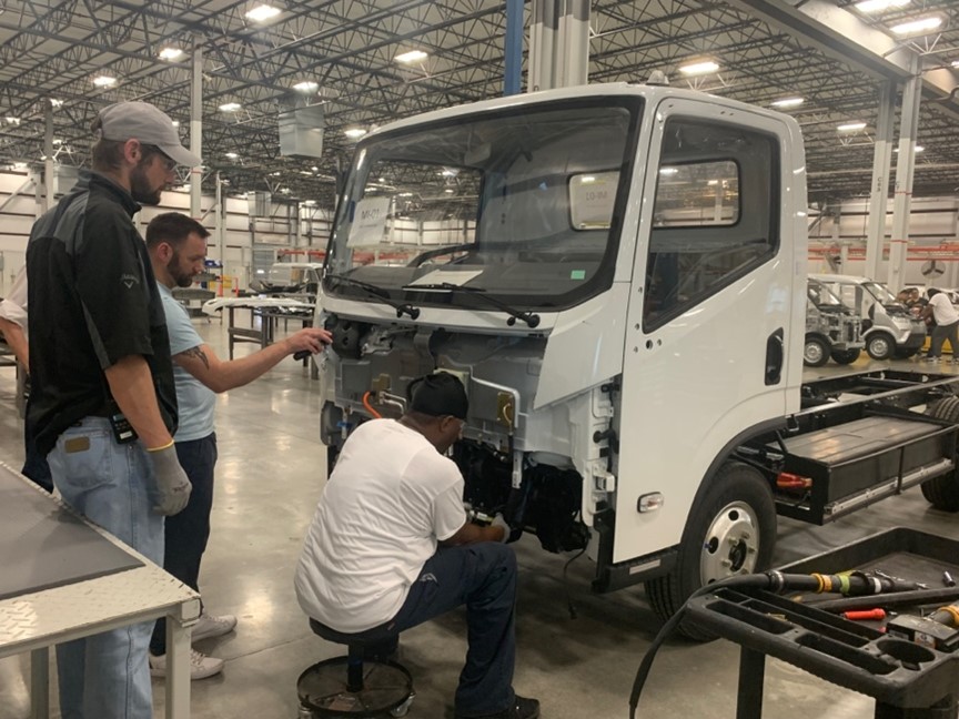 Mullen THREE - Class 3 EV Cab Chassis Truck