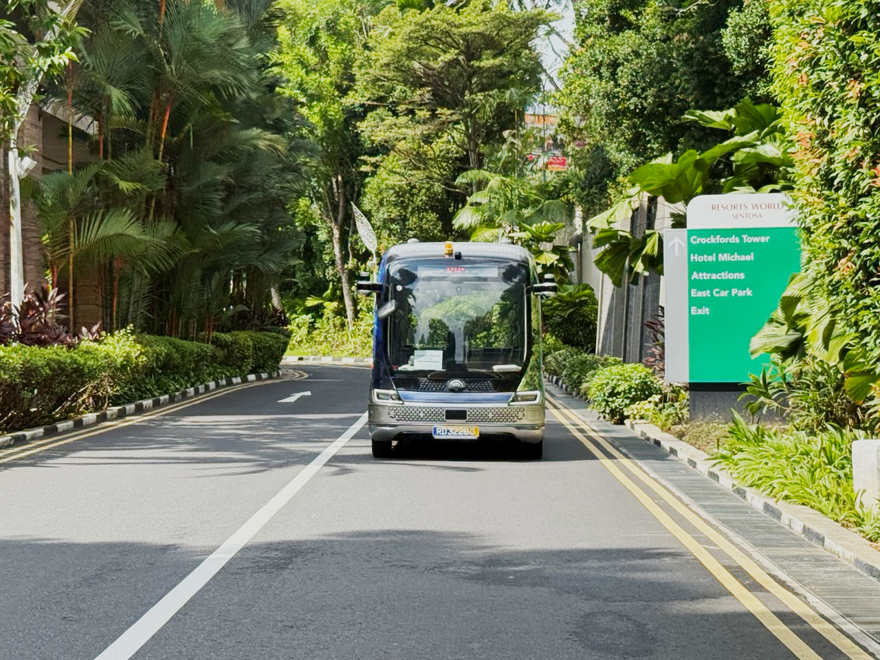 WeRide's fully driverless Robobus at RWS