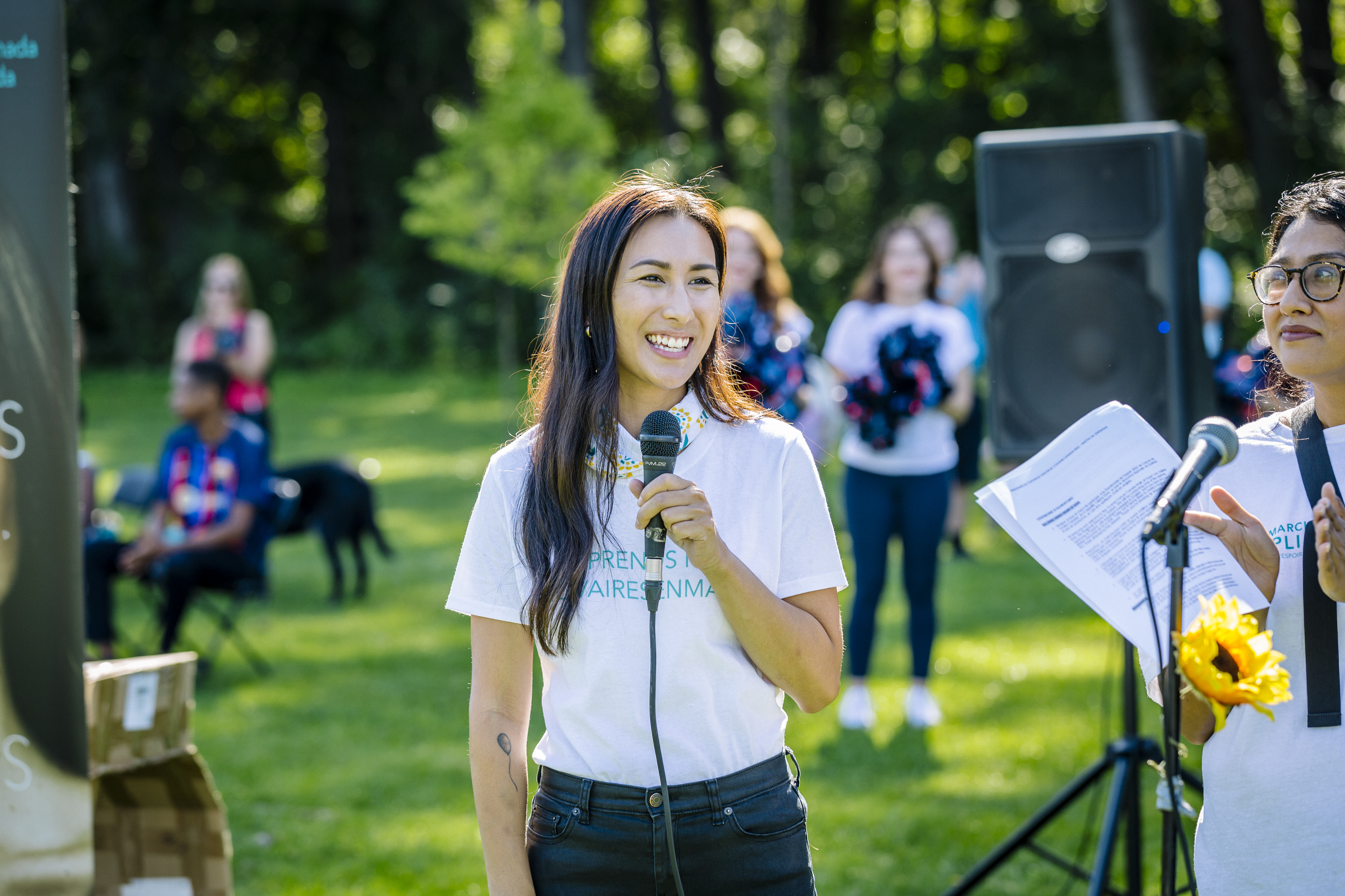 Participants à la Randonnée de l’espoir de Cancer de l’ovaire Canada