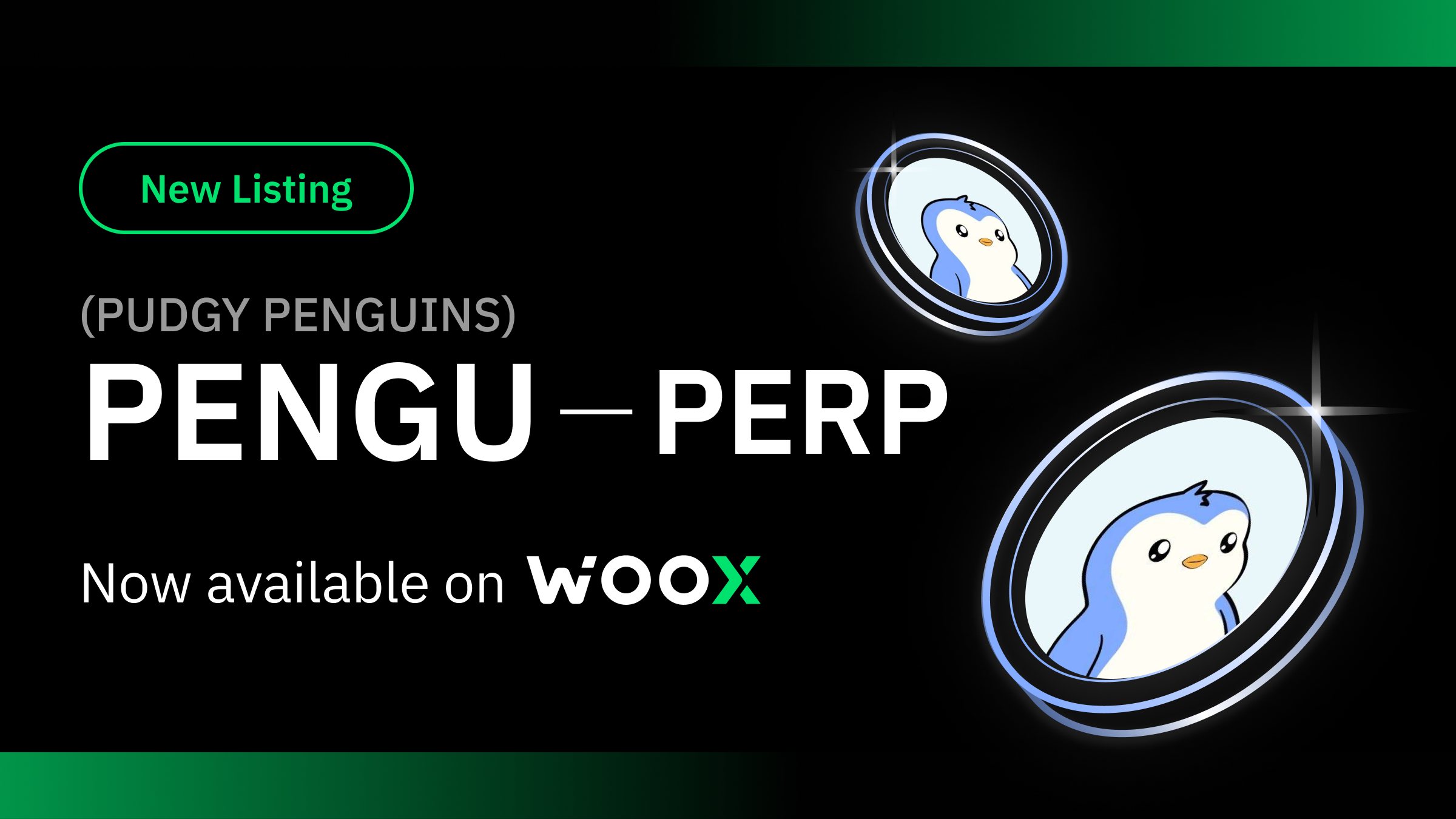 WOO X, a leading global centralized crypto trading platform known for its innovative trading solutions, today announced the launch of PENGU-PERP, enabling traders to access Pudgy Penguins' token with up to 20x leverage.