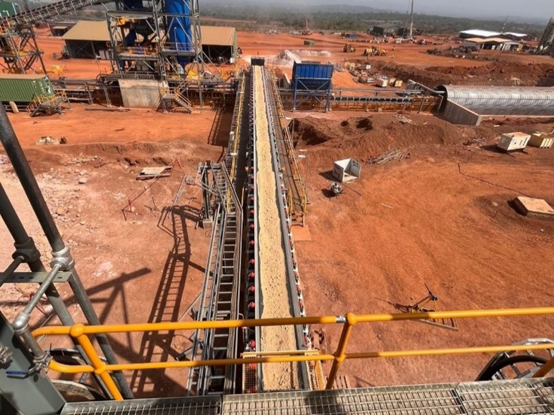 First Ore Processed through Saprolite Crusher 