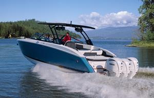 Addressing strong demand for a larger runabout, Cobalt introduces the new R33 Outboard 
