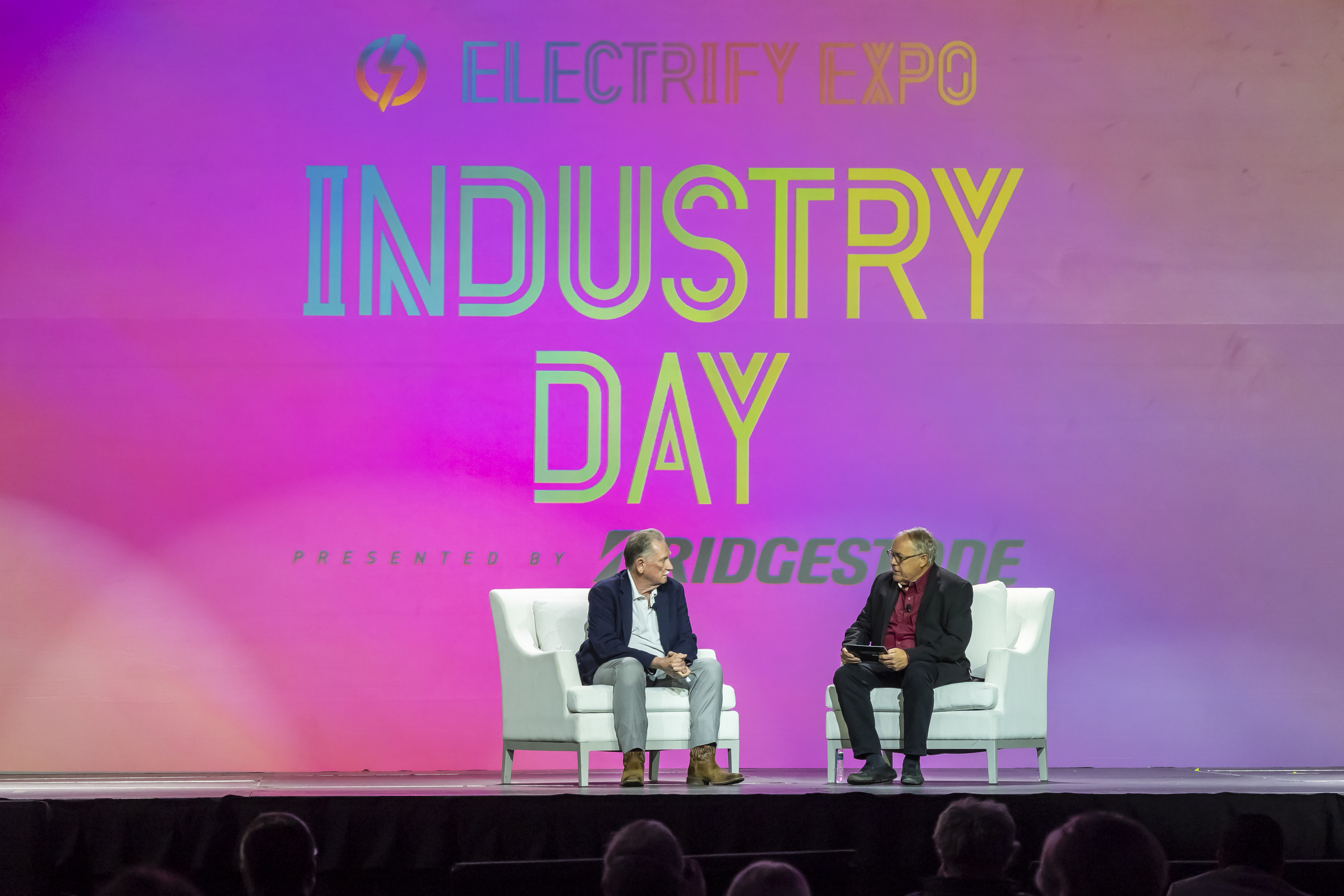 Sandy Munro on stage at Industry Day