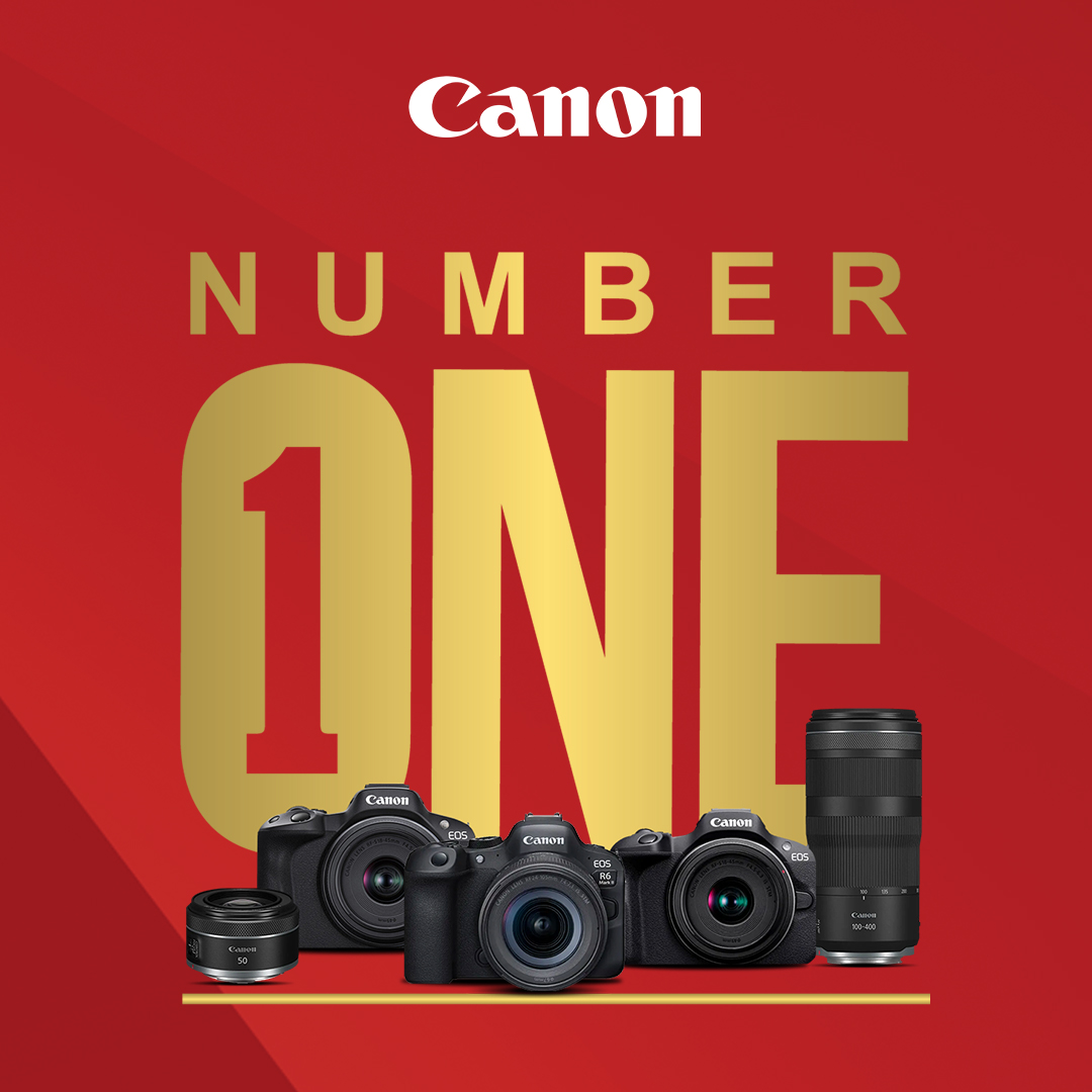 Canon Claims #1 Spot in Multiple Camera and Lens Categories