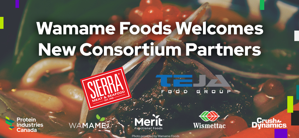Wamame Foods new partners announcement graphic