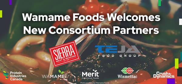 Wamame Foods new partners announcement graphic