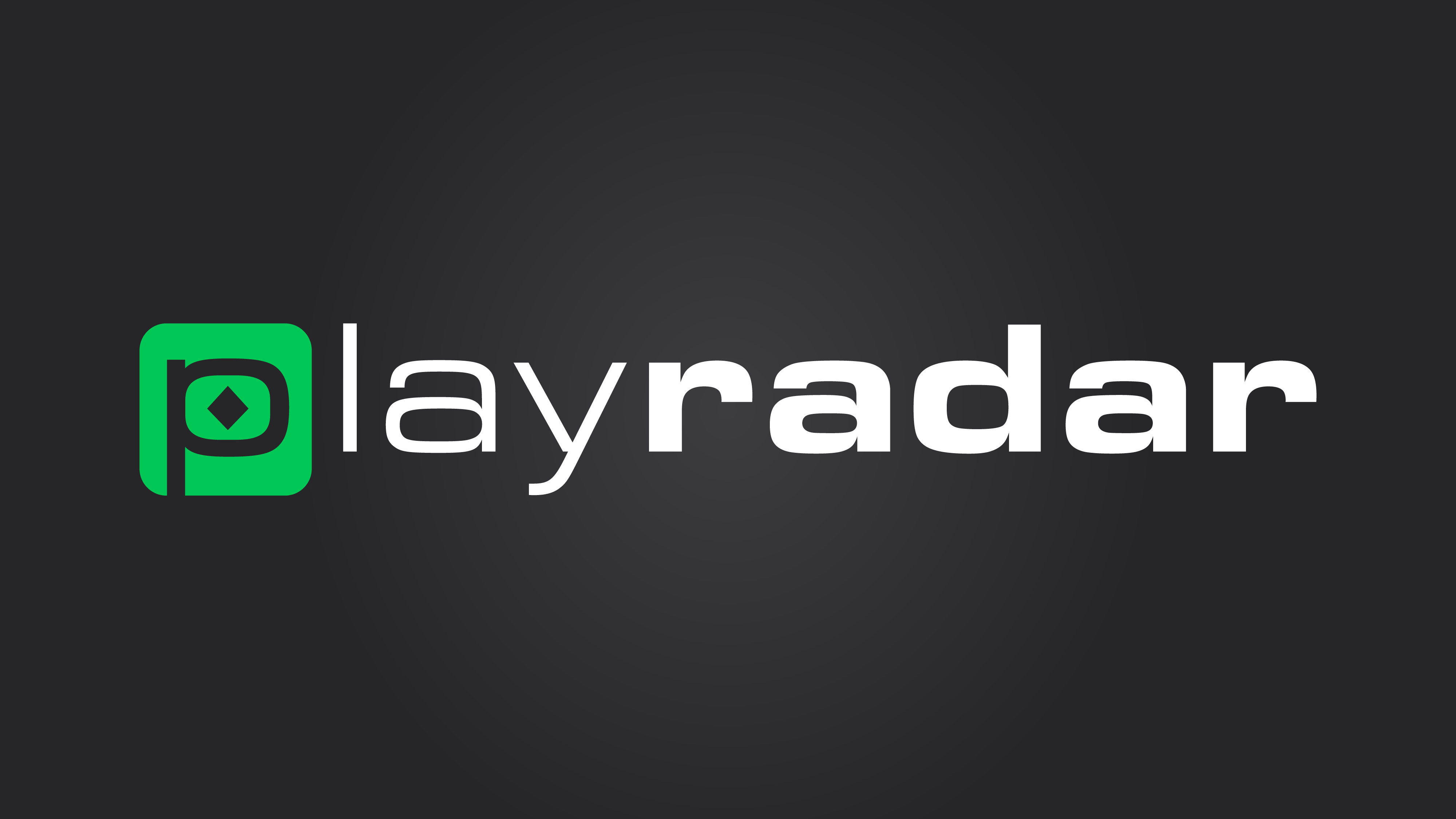 Playradar logo grey background