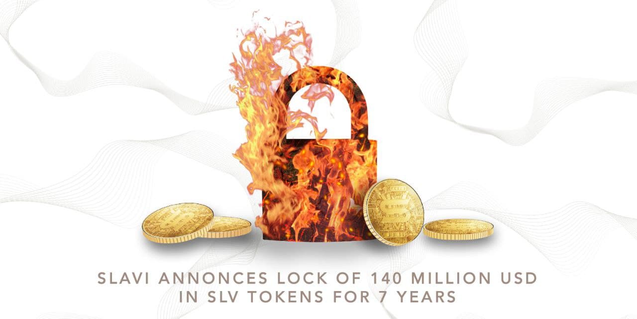 Slavicoin Announces Lock of 140 Million USD in SLV Tokens for 7 Years 1