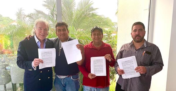 Mr.  Petty and Franklin’s Vice President of Operations in Bolivia, Fernando Freudenthal, signed a Letter of Intent