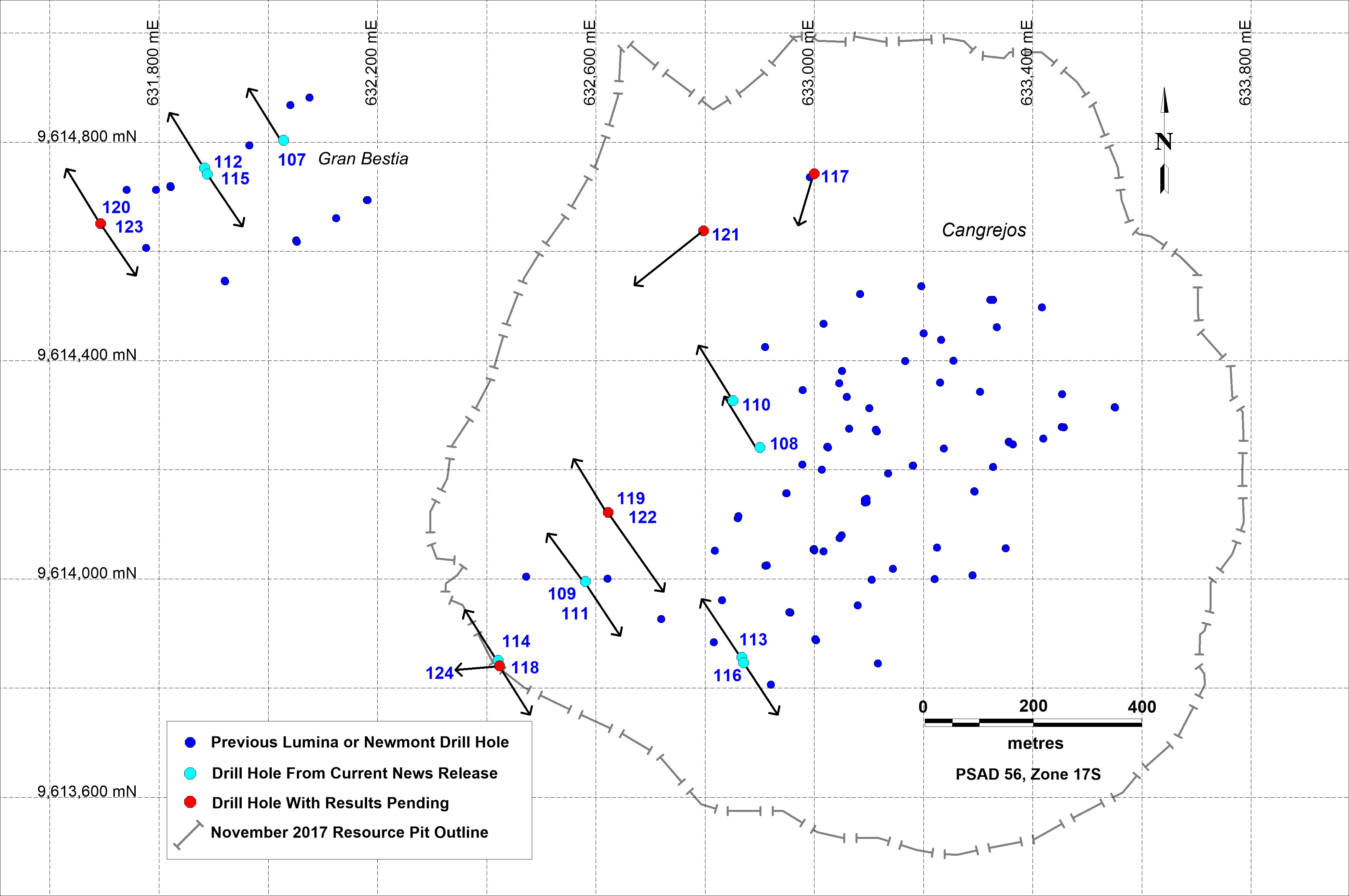 Drill Hole Location Map