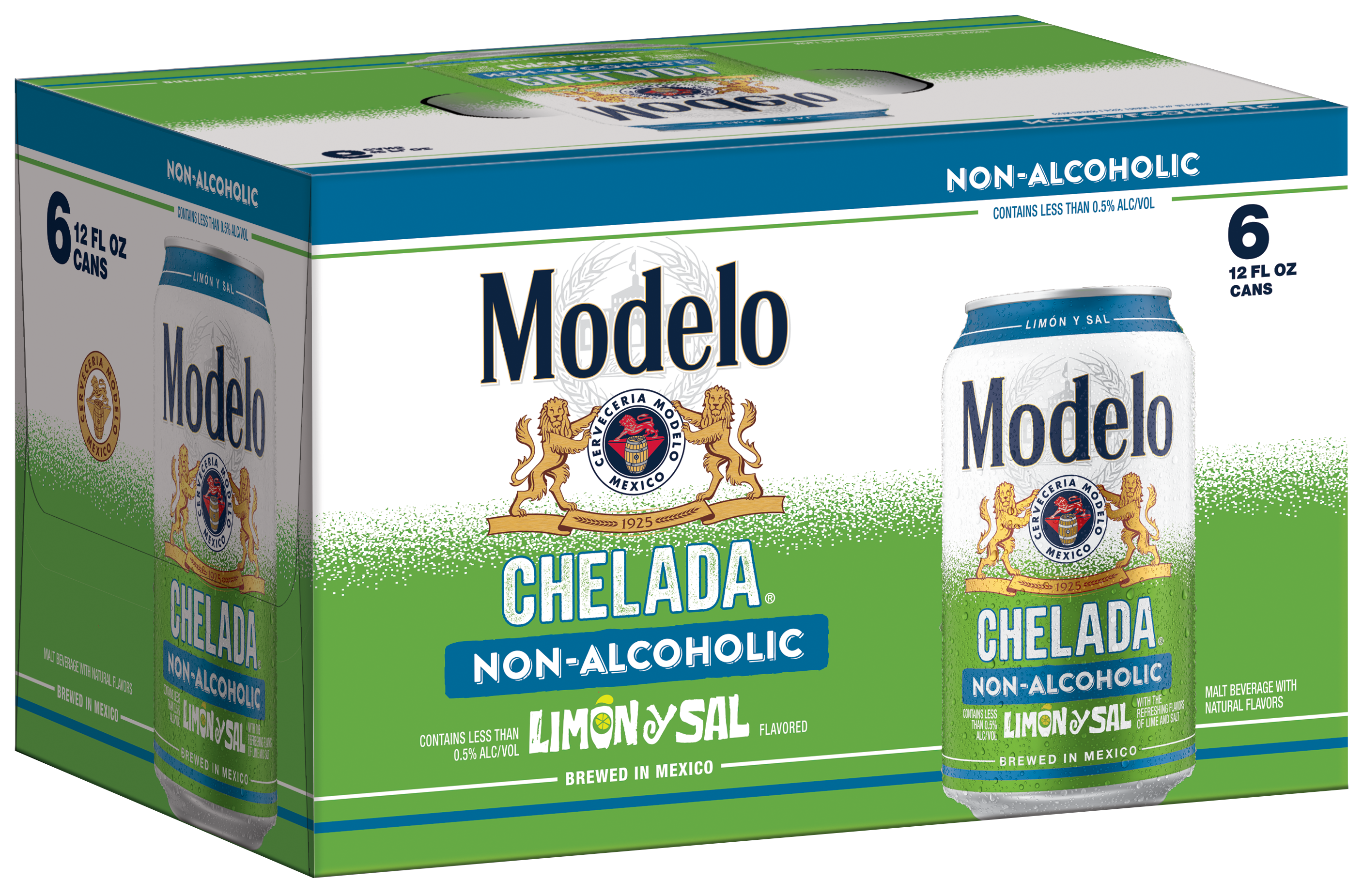 Modelo Chelada Non-Alcoholic Limon y Sal 12oz 6pk Packaging (1)