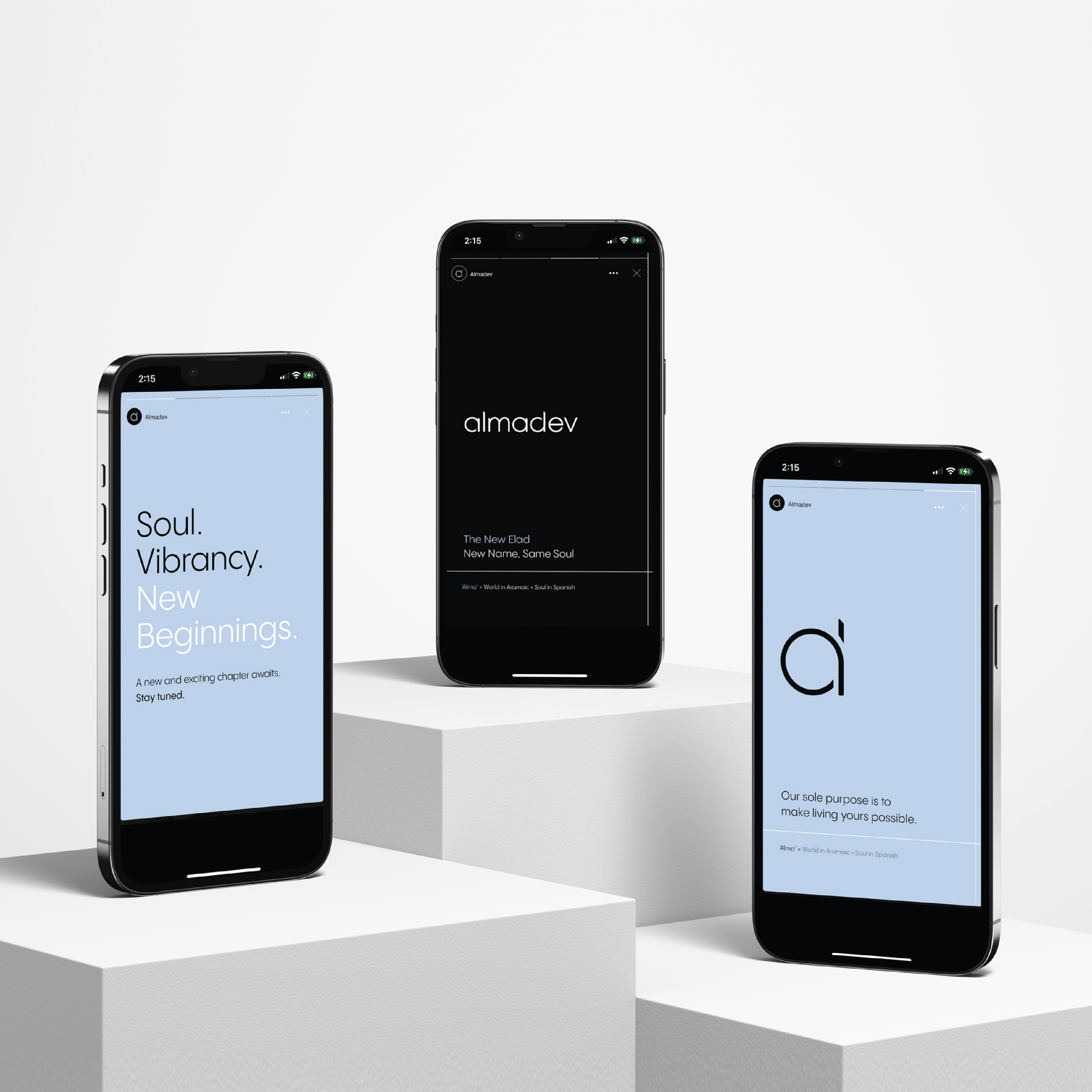 Social media content for Almadev