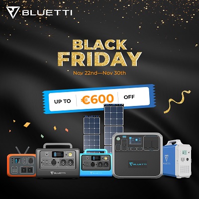 BLUETTI brade ses générateurs portables pour le Black Friday pour