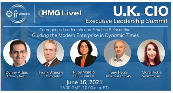 The 2021 HMG Live! U.K. CIO Executive Leadership Summit