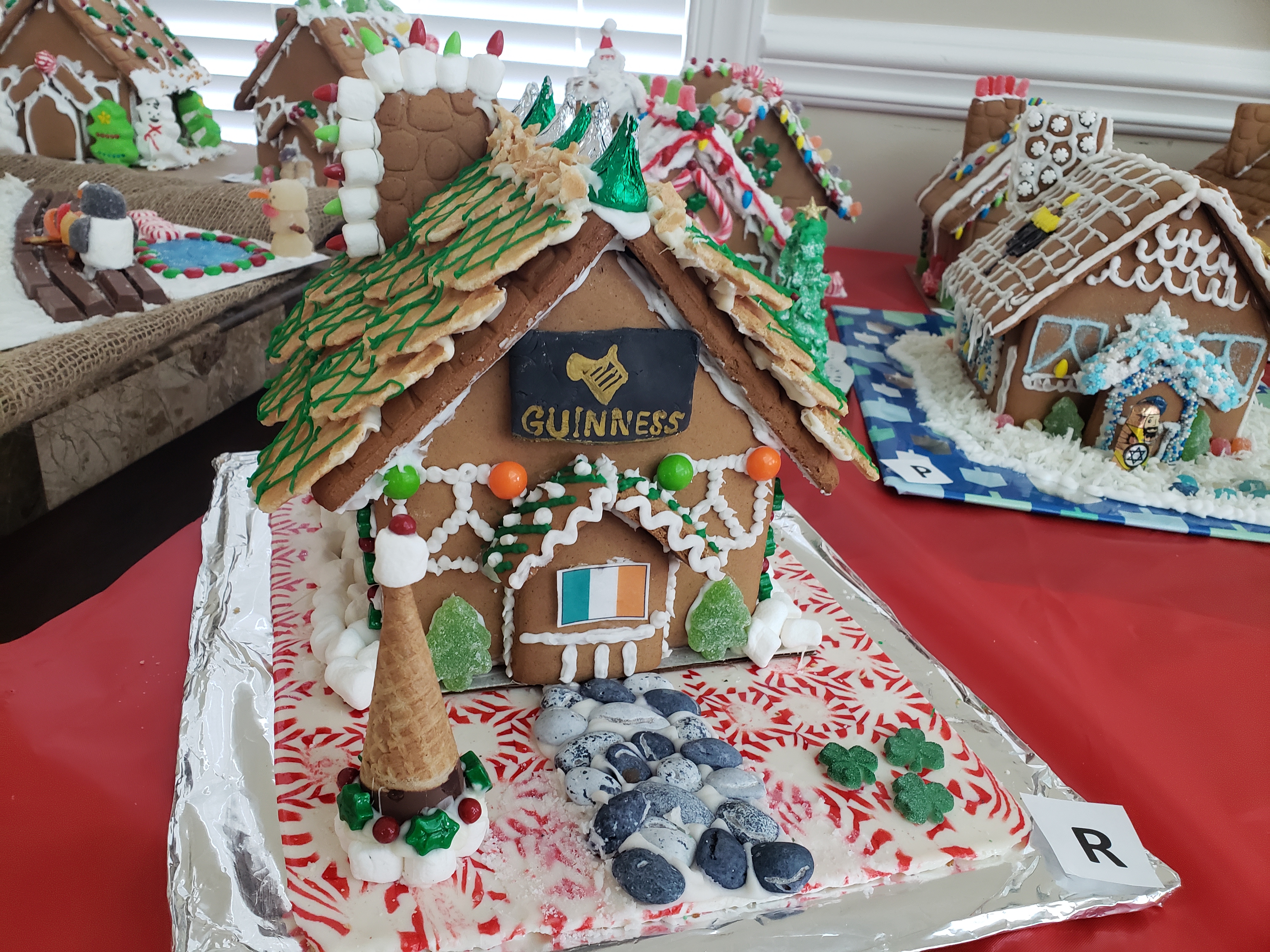 The Villages at Apex also hosted a holiday themed gingerbread house competition.