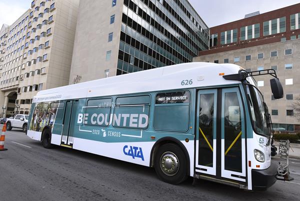 On March 4, the Capital Area Transportation Authority and Gov. Whitmer released a public transit awareness campaign about the upcoming 2020 Census. The campaign features wrapped buses and transit materials for transit agencies across the state to use ahead of the Census Count.