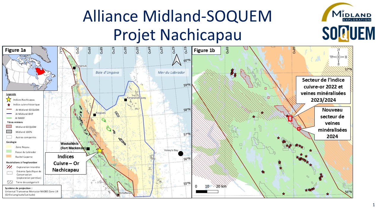 Figure 1 Alliance MD-SOQUEM Projet Nachicapau