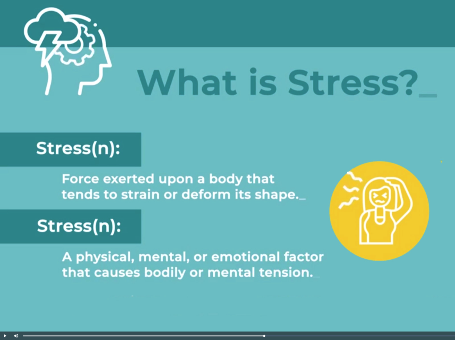 What is stress? PeopleKeys new Stress Management course identifies good and bad stress, and how to use the DISC Personality System for managing bad stress.