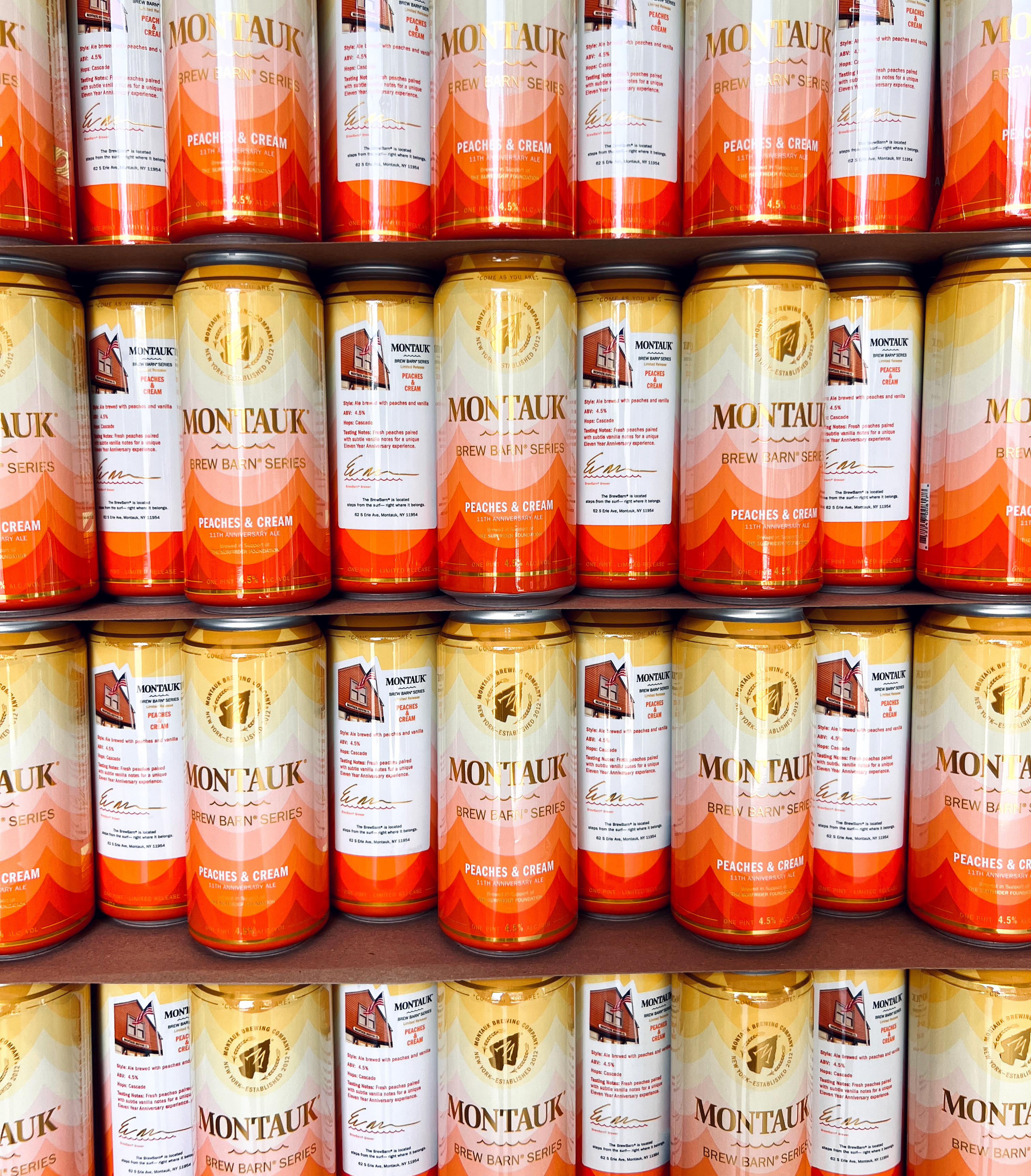This new summer ale is brewed with delicious peaches and Madagascar vanilla bean, reminiscent of a refreshing summertime creamsicle, and embodies Montauk’s dedication to crafting innovative and highly approachable beers.