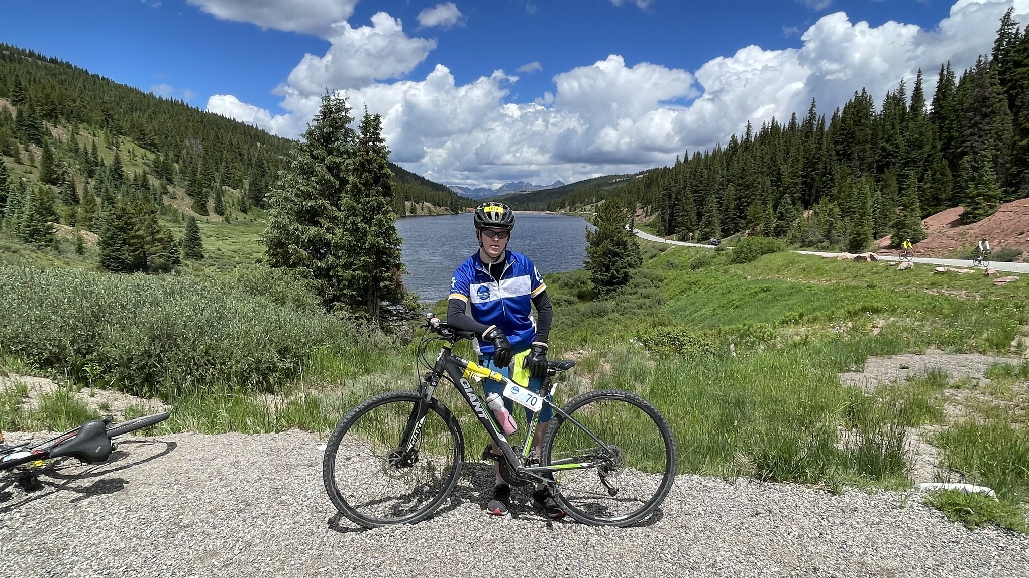 GLOBAL self-advocate Connor Long bikes the Rocky Mountains