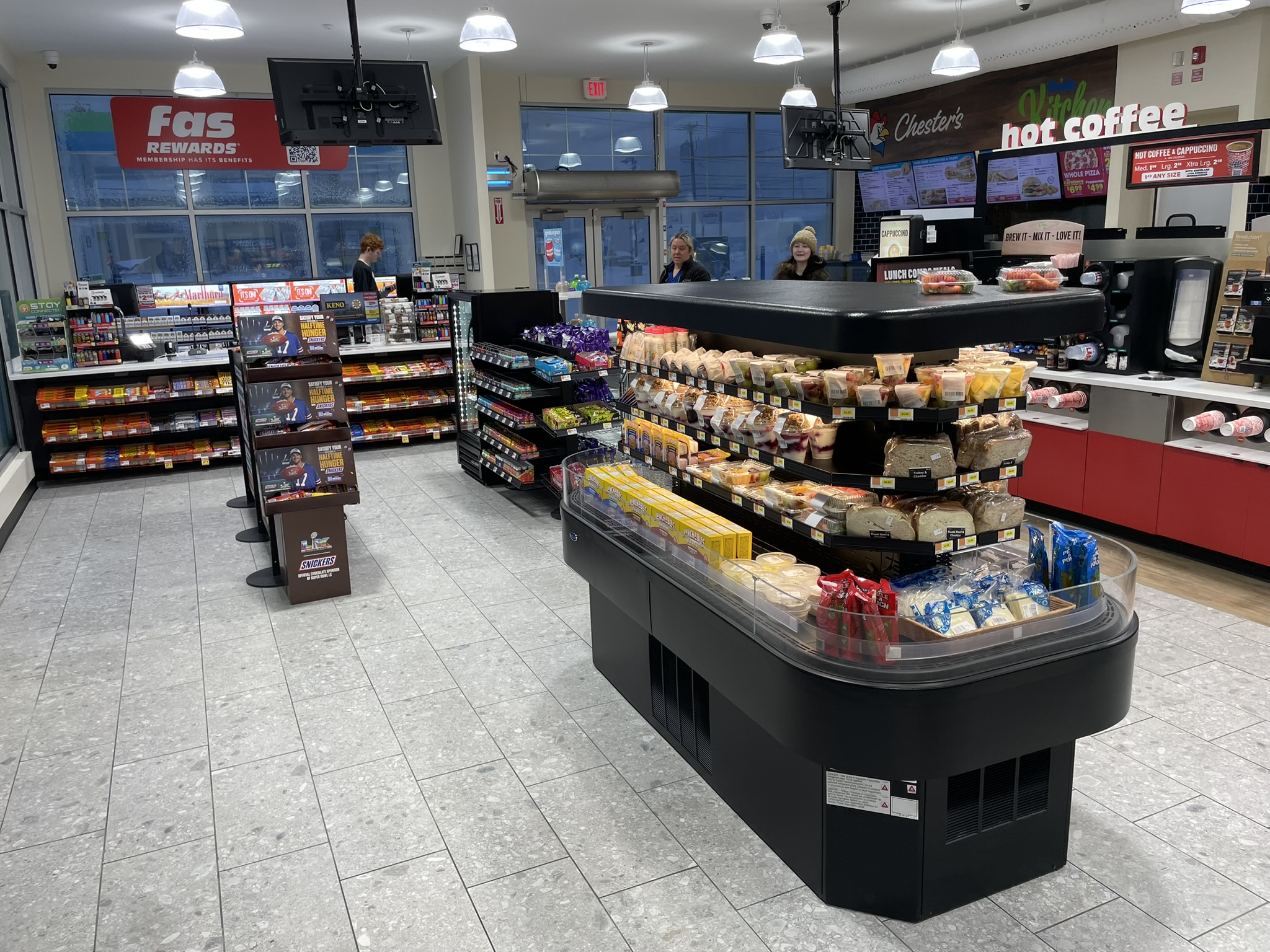 With healthy pre-packaged options