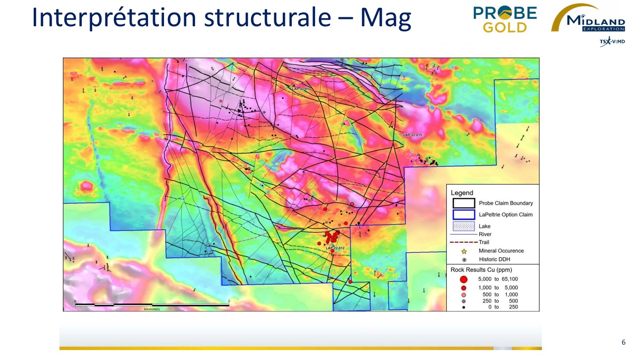 Figure 6 Interprétation structurale-Mag