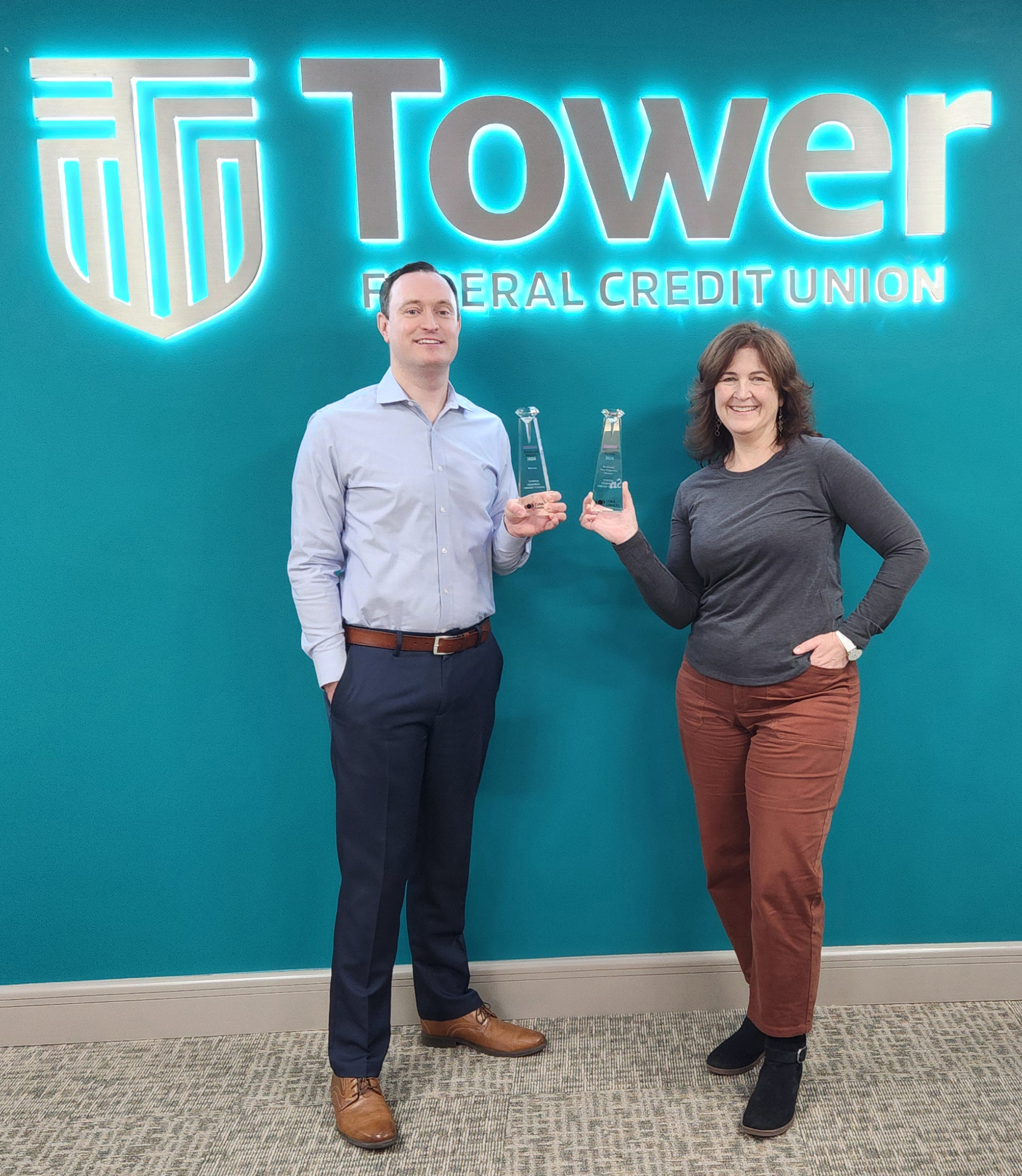 Tower Federal Credit Union Wins Two CUNA Diamond Awards For Creative Excellence in Marketing