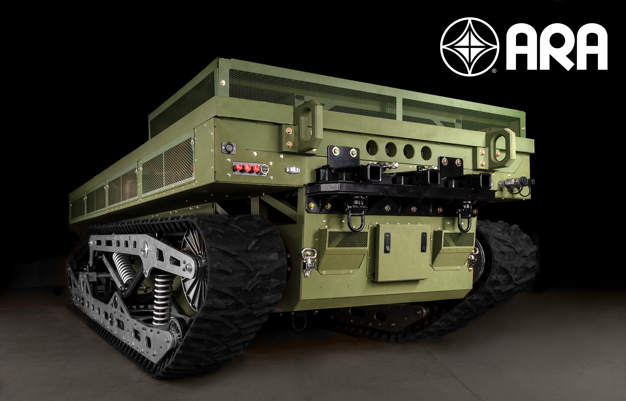 ARA's Sapper autonomous tracked platform features modular mission payloads