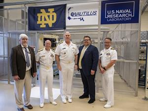 NRL Transfers NAUTILUS Instrument to University of Notre Dame
