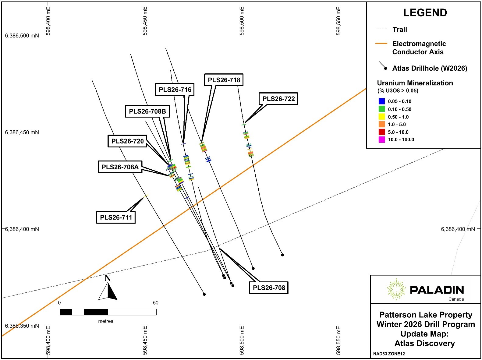 Inset map of Atlas drilling 